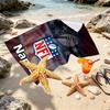 Custom Name Personalized NFL Print Beach Towel, for Trip Camping Beach Party Home Decor, Birthday Gift for Family & Friends