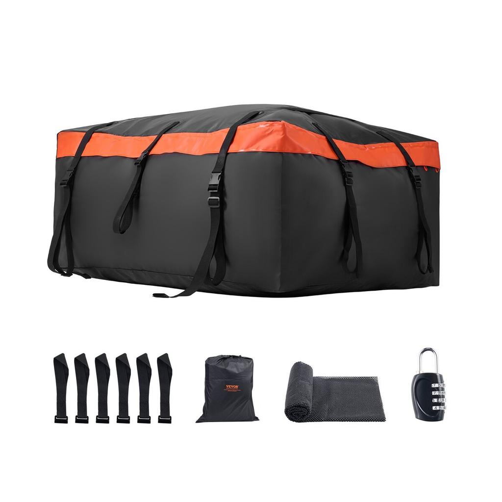 Car Rooftop Cargo Carrier Bag 23 Cubic Feet 840D PVC Car Roof Luggage Bag