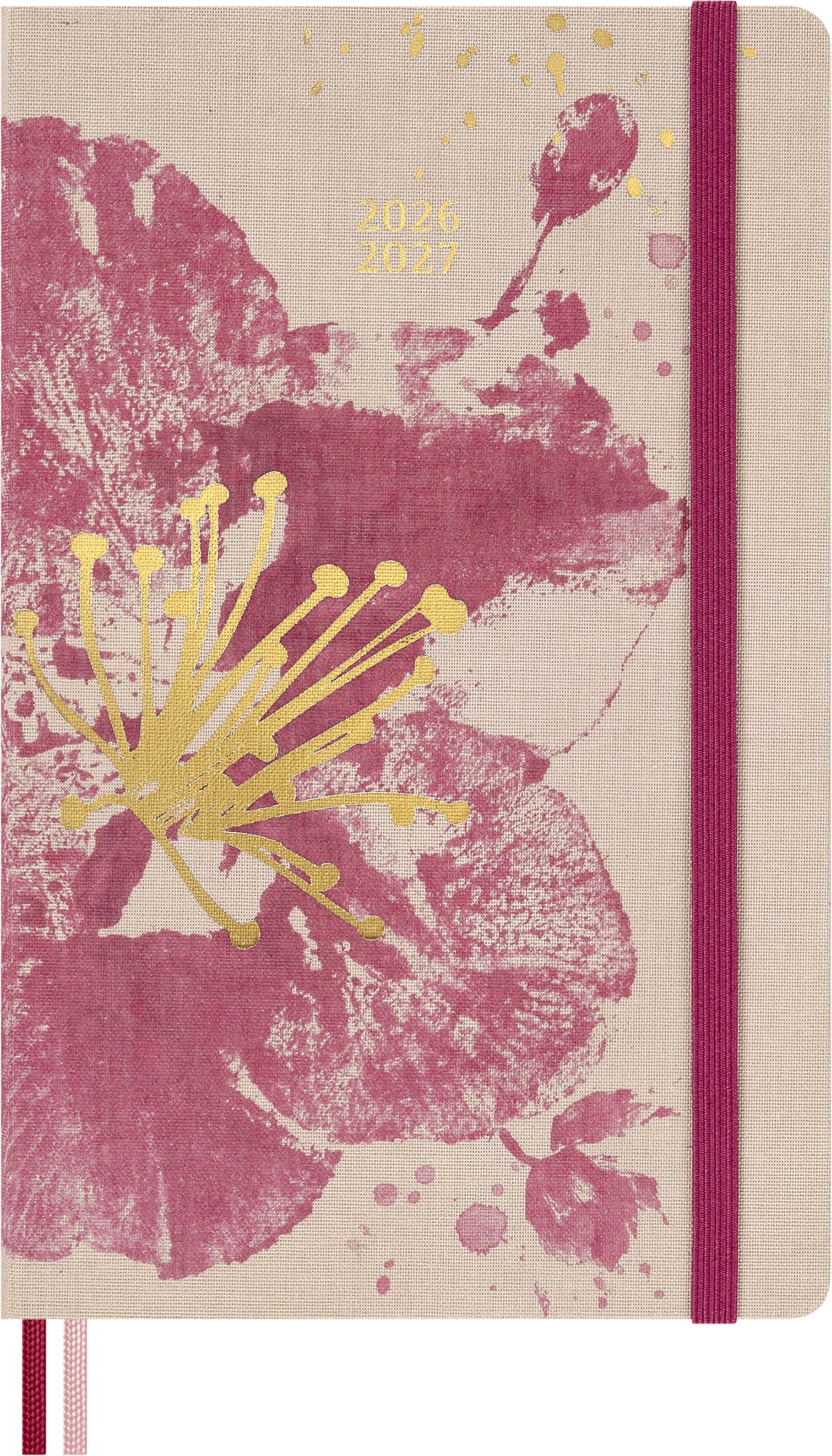 Moleskine Sakura Collection 2026 July Start 18-Month Weekly Large Soft Cover pink DHSU0918WN3Y27 розовый