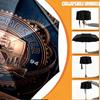 Custom Name Personalized Manchester City Print Umbrella, Auto Open Close, 8‑Rib Sturdy Frame, Commute Camping Hiking Use, Birthday Gift