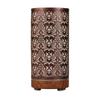 Aroma Diffuser Scent Ultrasonic Air Humidifier Iron Art Hollow Lotus Flower Pattern 2025 New Home Decorations with LED Lights