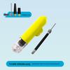 Dual-Purpose Inflator with Plastic Nozzle & Needle for Basketball, Football, Volleyball, Balloons, and Swim Rings