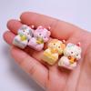 100pcs Kawaii 3D Dog Miniature Figurines Fairy Garden Miniatures Ornaments Decoration DIY Resin Crafts Doll House Accessories