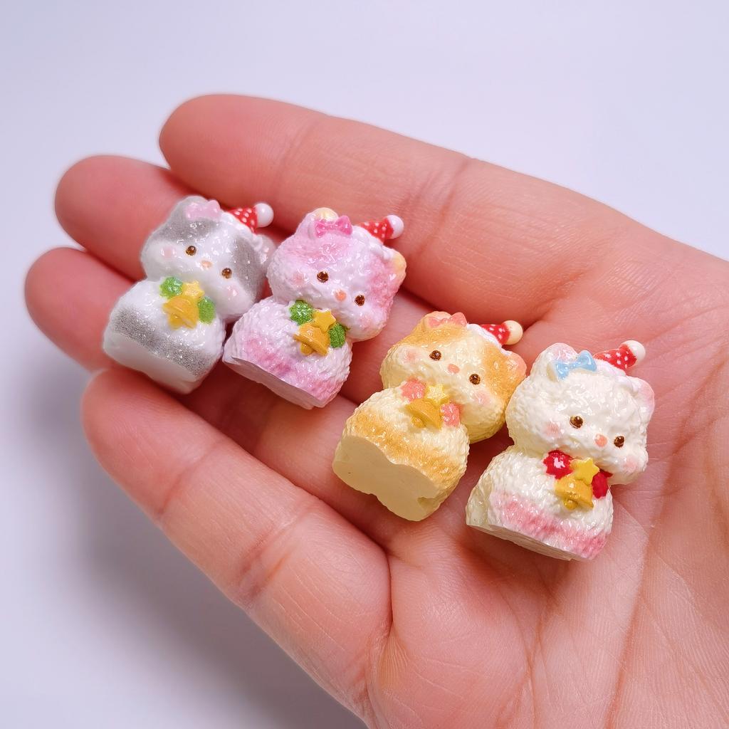 100pcs Kawaii 3D Dog Miniature Figurines Fairy Garden Miniatures Ornaments Decoration DIY Resin Crafts Doll House Accessories
