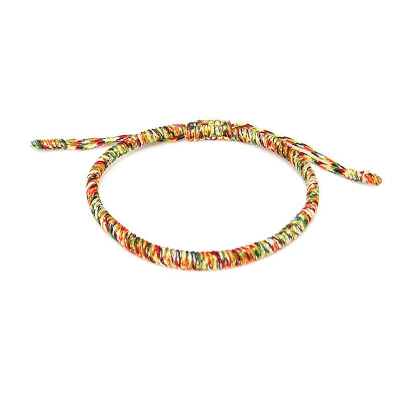 Charm 6 Colours Rope Bracelet Women Handmade Knots Braided Bracelets & Bangles Friendship Fashion Accessories Jewelry Girls