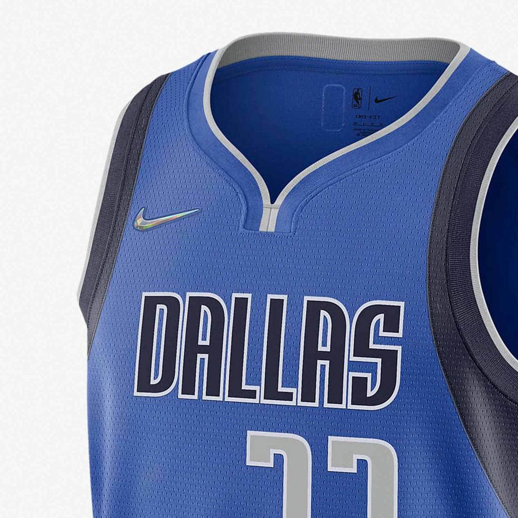 Nike NBA Retro Basketball Jersey SW Fan Edition - Luka Doncic No. 77 Men Tops Blue DB3568-480