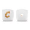 10Pcs 12mm Silicone Letters Beads English Alphabet Baby Teether For Personalized Name Pacifier Chain Clip Toys Accessories