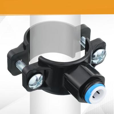 Schnellverbinder Abfluss-Sattelventil Auslaufsicher Einstellbar Wasserfilter Ventilklemme Sattelklemme Schlauchrohr-Adapter Wasserfiltration