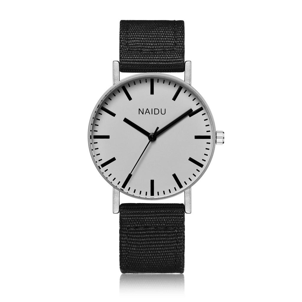 New Popular Simple Boys and Girls Watch Canvas Strap Japanese and Korean Fashion Trend Student Watch Forest Cloth Strap