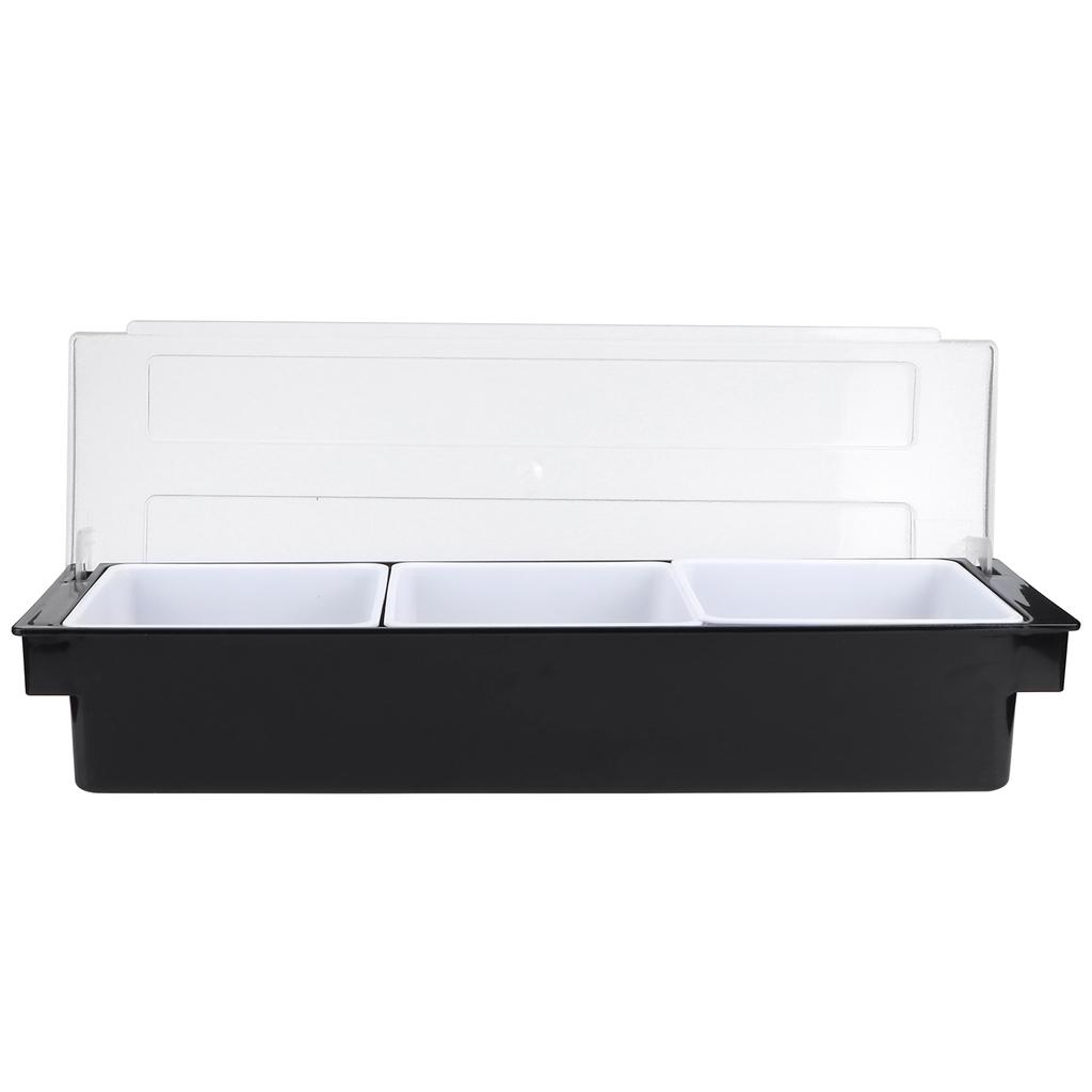 Seasoning Box with Lid Bar Condiment Holder Fruit Case Dispenser Milk Tea Shop Accessory