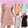 Casual Knit Dress With Pockets For Women Spring Summer Comfort Wear