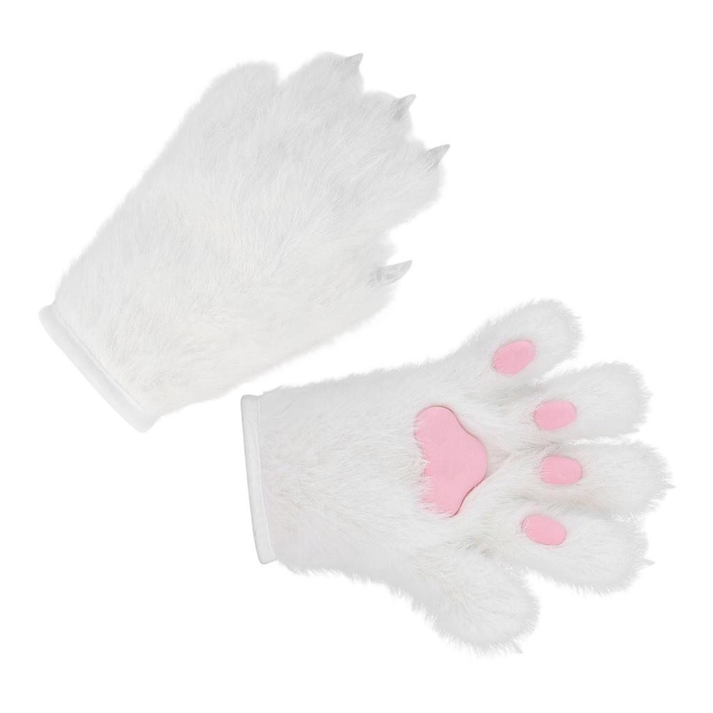 Cosplay Anime Cats Paws Mittens Breathable Design 29x25cm Unisex for Daily Roleplay