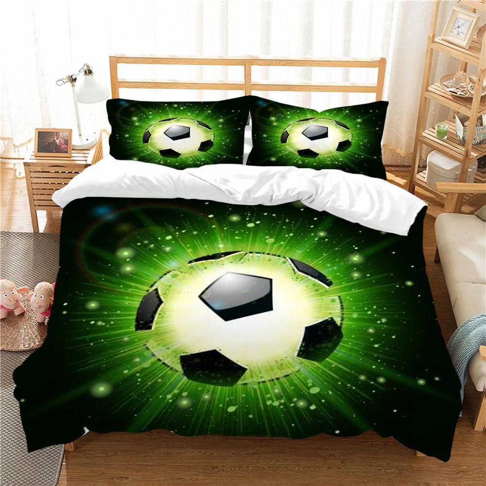 Football Bedding Cover Set with Pillowcase Fashion Cover Teen Children Luxury Home Bed Set Highend Duvet Cover