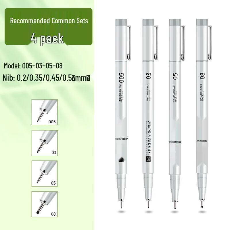 Touch Mark Fineliner Drawing Pen Set