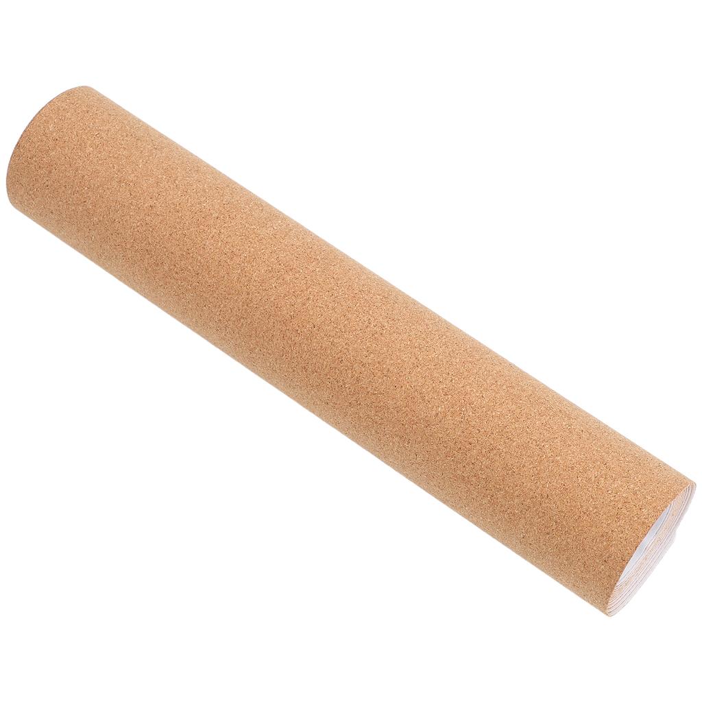 Peel and Stick Cork Board Roll 1200x400x1mm Self-Adhesive Cork Sheets for Walls Bulletin Board Memo Organizer Drawer Liner Home