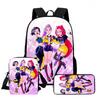 K-Pop Hunter Magic Girls New Children's Backpack DIY Customizable Unisex Student Bag Kindergarten Double Shoulder Cute Cartoon