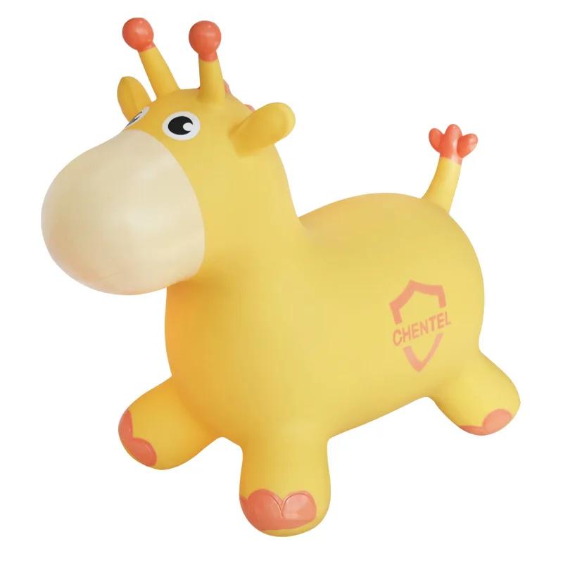 Kids Animal Inflatable Bouncy Horse Hopper Soft Vaulting Horse Bouncer PVC Jumping Leech Ride On Children Baby Play Toys