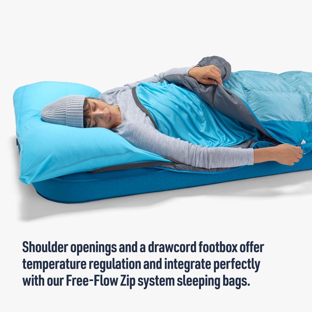 Sea To Summit Breeze Sleeping Bag Liner, Standard Mummy, with Drawcord.