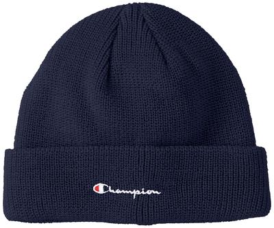 Champion Knit Cm Beanie, Navy, 492-0048, 57.0-59.0