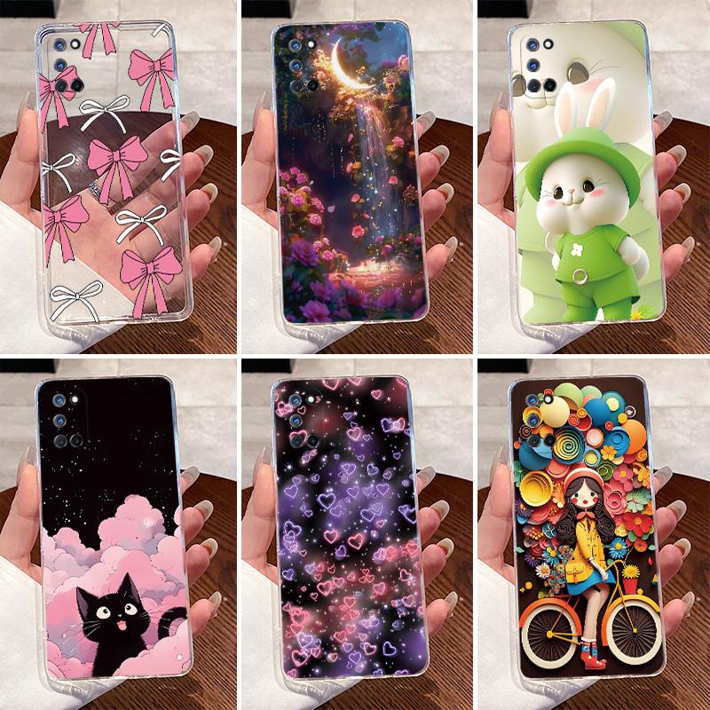 Case For Oppo A52 A72 A92 4G Back Cover Full Protection Luxury Cute Cool Boys Girls Funda Clear Silicone Bumper Soft Phone Shell