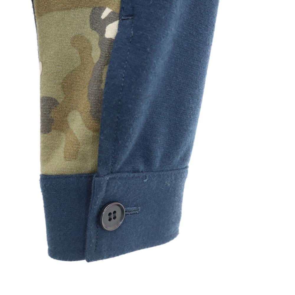 SOPH. Made In Japan Camouflage Tracker Jacket Navy Stretch Men's Used