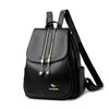 Backpack Women's New Fashion Soft Leather Large Capacity Travel Backpack Shoulder School Bag Tide