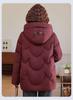 Grandma's Women's Short Winter Jacket - Thick, Plus-Size, Chinese Style for Cold Protection