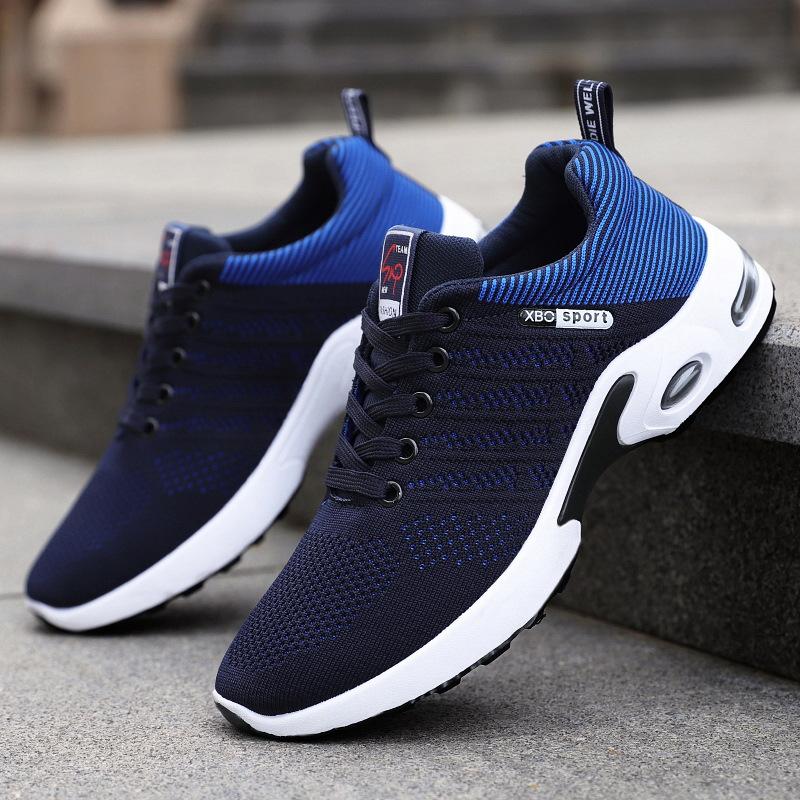 JinshiyuanShu Men's shoes, sports shoes processing, custom breathable mesh shoes, non-smelly feet, flying woven shoes, soft-soled running shoes
