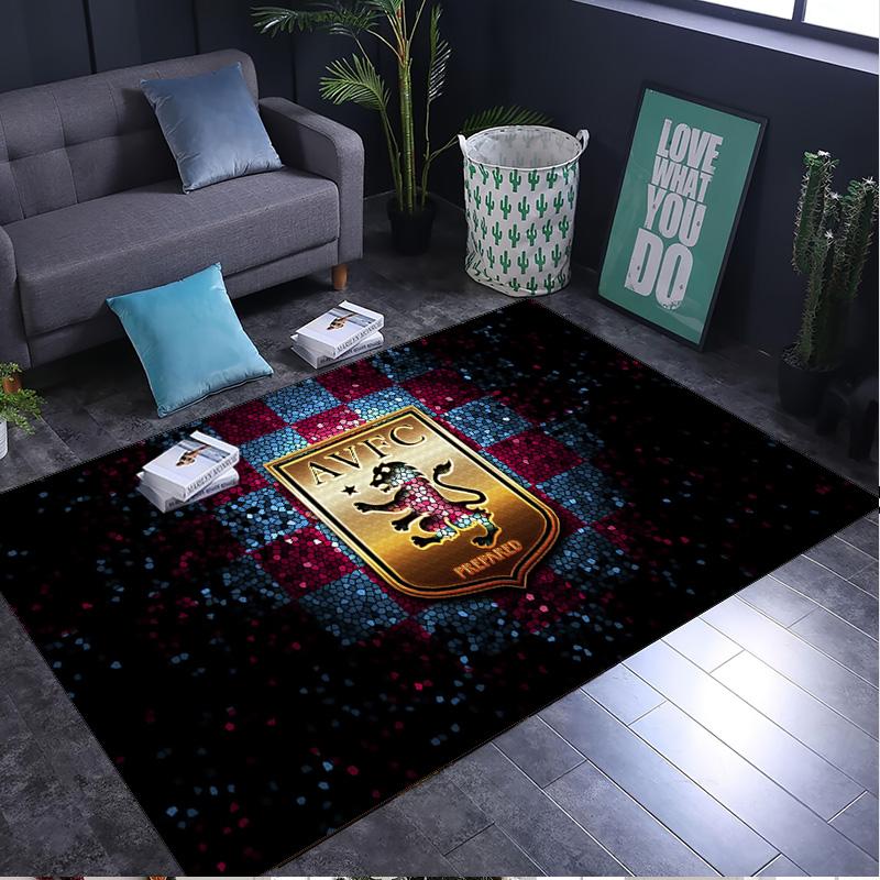 1PC Rug Football Villa Design Carpet, Chair Rug,Area Rug for Office Bedroom Living Rooms Bedroom, Doormat Decor Christmas Fan Gifts