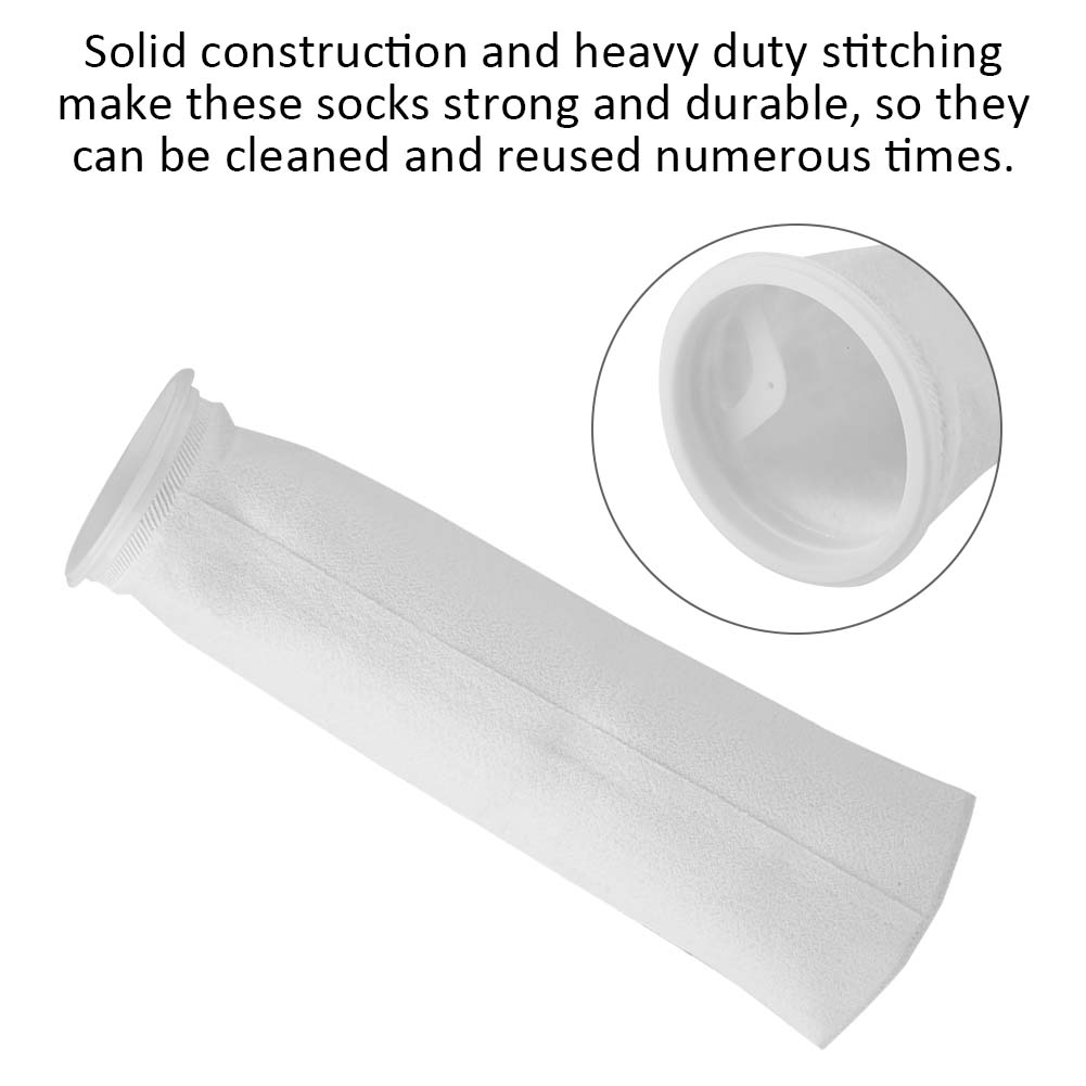 Fish Tank Filter Sock Aquarium Filter Bags with Holder