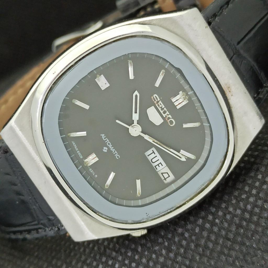 

USED VINTAGE SEIKO 5 AUTOMATIC 6309A JAPAN MENS ORIGINAL DIAL WATCH a289953-9 SKU550a-a289953
