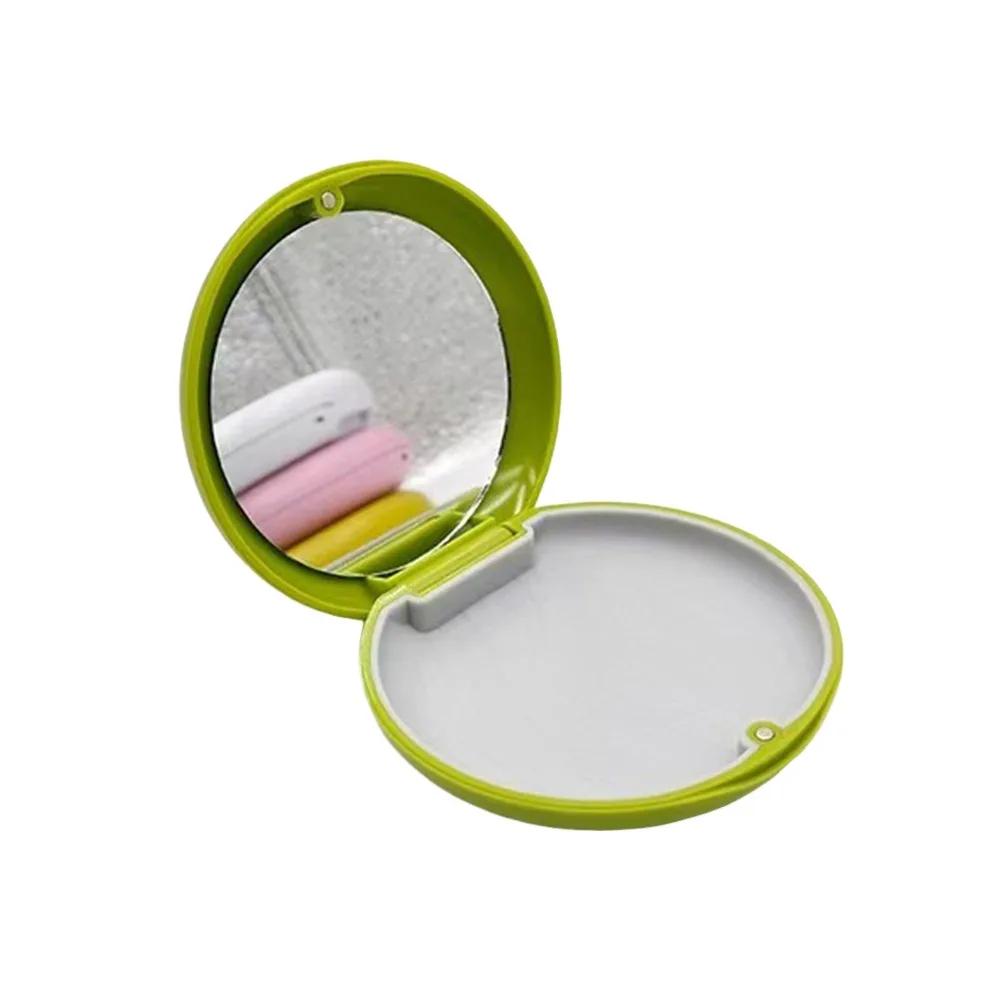 Magnetic Invisible Braces Storage Box Waterproof with Mirror False Teeth Container Large Capacity Orthodontic Retainer Case