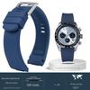 Pentru Seiko PROSPEX SSC813P1 SSC909P1 panda cauciuc capăt curbat Negru Albastru Portocaliu curea ceas Silicon impermeabil moale curea ceas bărbat