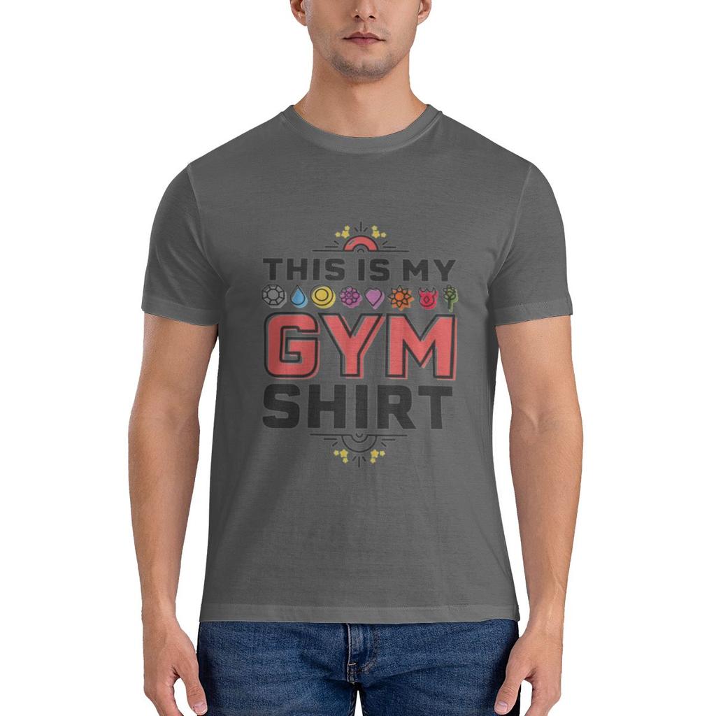 This Is My Gym Shirt Basic Tshirt Fresh Girlish Feeling Morandi Colors Cotton Tee