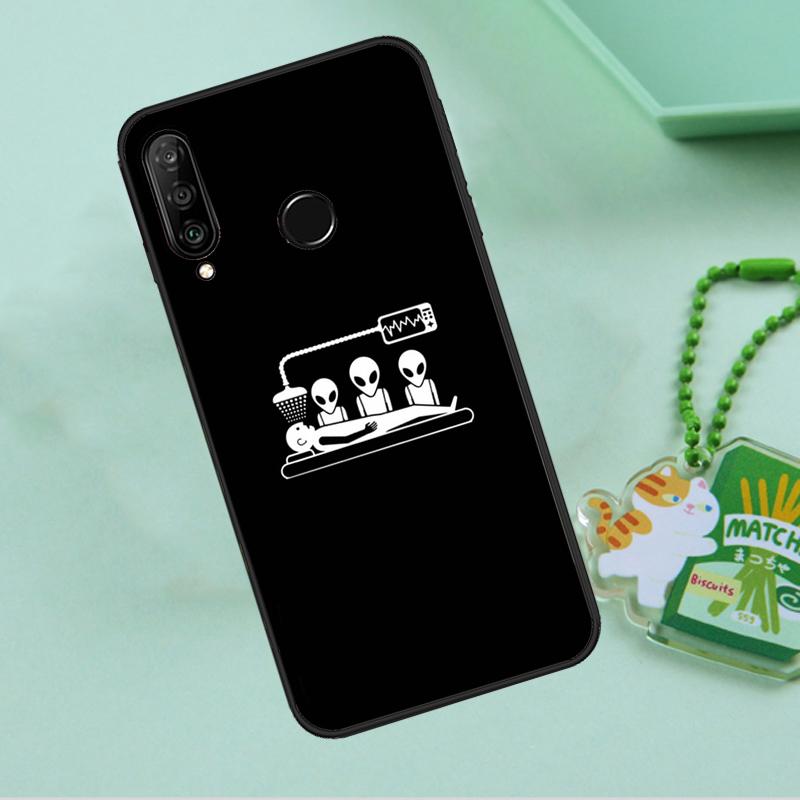 Aesthetic Alien For Huawei Nova 10 9 SE 5T 12s 12i 11i Y91 Y90 Y60 Y70 Y72 Y61 P20 P40 P30 Lite P60 Pro Case