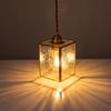 Chende Pendant Glass and Hanging for Living Dining Ceiling LED Bulb Room Light, Brass, 1-Light, Stylish, Nordic, Retro, Simple, Antique, Lamp,