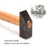 2 Stück Holzgriff Eisenhammer Schmuckherstellung Reparatur Bearbeitungshammer