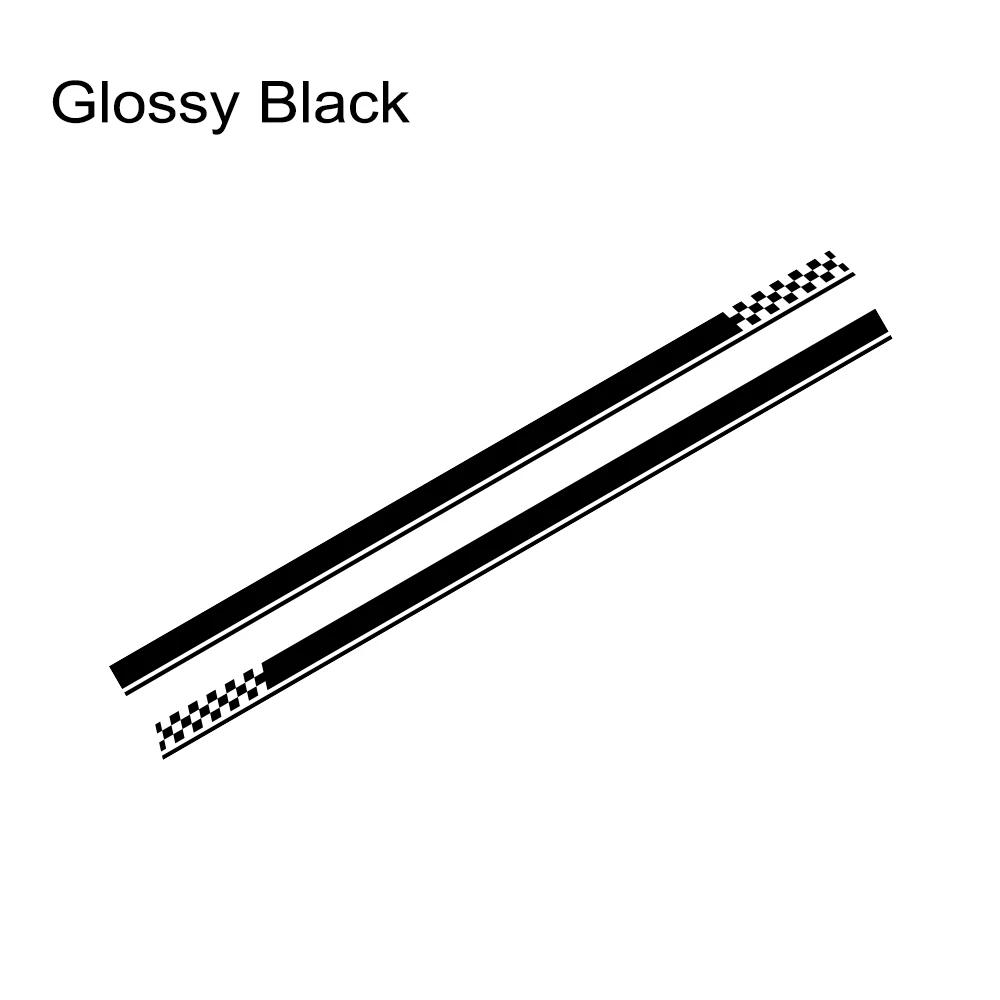 2Pcs Racing Style Car Stickers For Renault Clio RS R.S. MK2 MK3 MK4 Side Door Body Skirt PVC Film Decals Auto Tuning Accessories 182x7.4cm