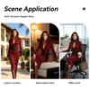 Rochie pulover midi cu nervuri pentru femei, gât în V, guler răsucit, mânecă lungă, mulată, croială slim, rochie de toamnă-iarnă cu curea inclusă