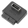 USB Front Panel Adapter 90 degrees  ABS Wide Applicability USB3.0 20pin to TYPE E Header Adapter for Mainboard
