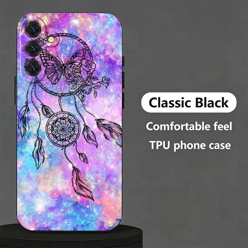 Soft Phone Case For Samsung A17 A37 A57 A16 A36 A56 A15 A35 A55 Mandala Dreamcatcher A14 A34 A54 A13 A33 A53 A27 A26 A25 A24 A23