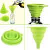 Folding Funnel Packaging Device for Large Food Grade Oil Leakage, Small Funnel for Pouring Wine, Silicone Oil Pouring Tool,