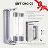 Sparkling Water Machine, Seltzer & Carbonator for Drinks, Soda Steaming Dispenser, Carbonator Machine with 2 BPA Free Bottles, Compatible with