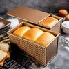 450g Broodvorm met Deksel Broodbakvorm Cake Toast Anti-aanbak Toast Doos met Deksel Goud Gealuminiseerd Staal Broodvorm Broodvorm