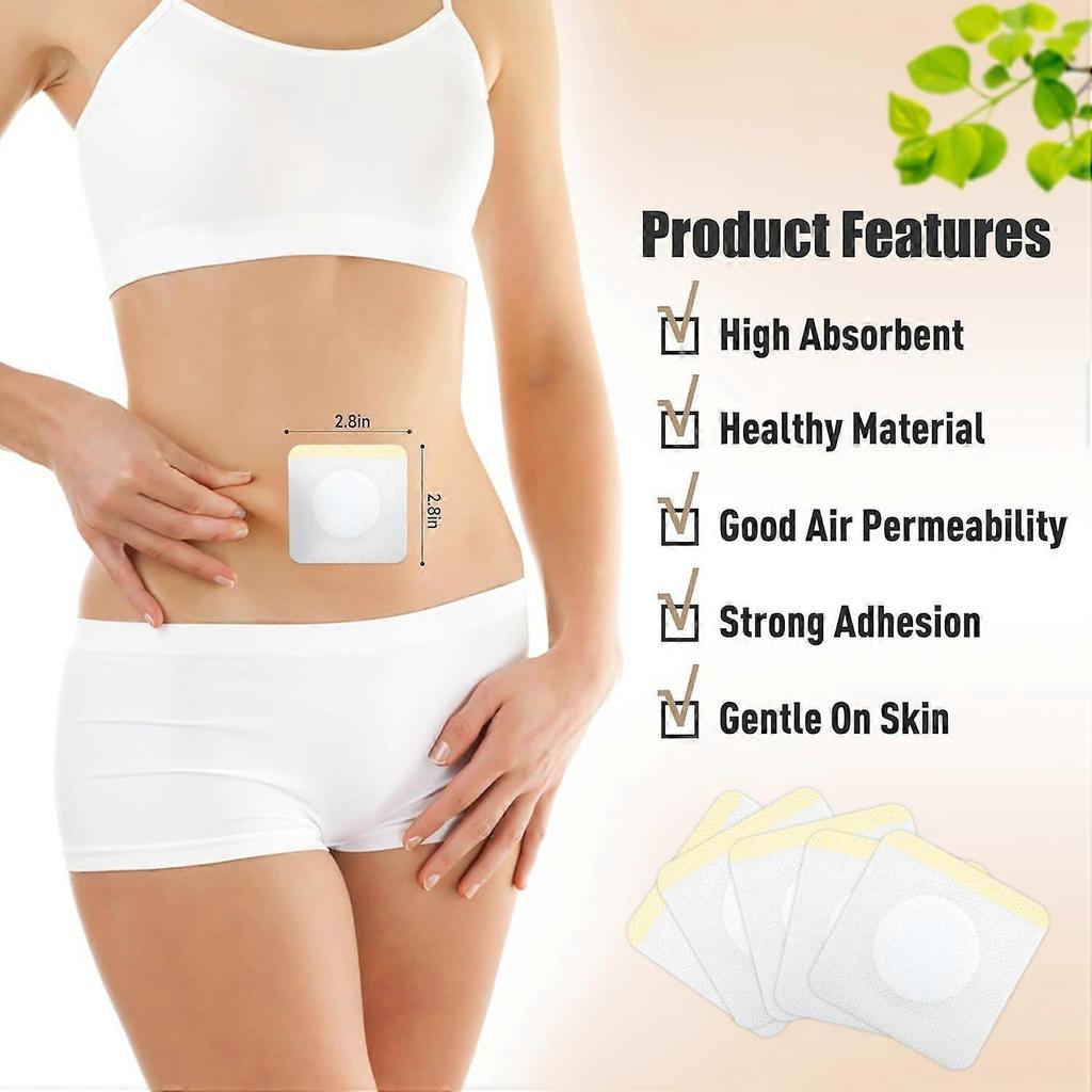 2025 Latest Model 30Pcs Self-Adhesive Castor Oil Pack Wrap for Belly less