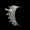 Wedding Full Glittering Diamond Hollow Crown Sparkly Rhinestones Hair Adjustable Tiara for Birthday Party Adult Ceremony