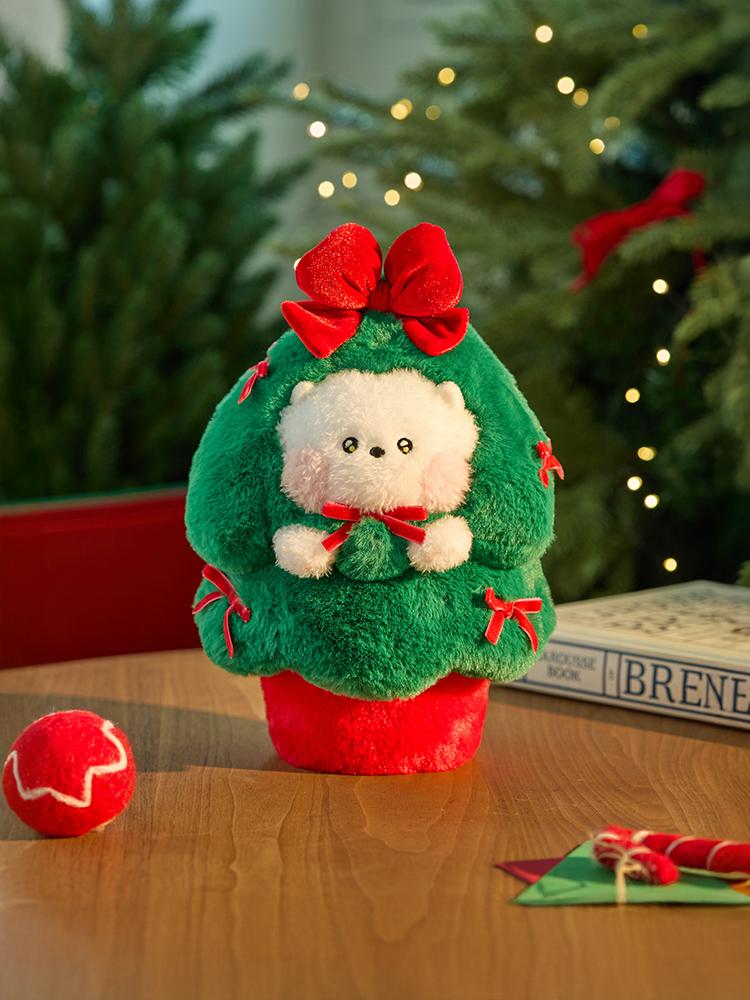 BT21 RJ Minini Petit Holiday Tree Plush Doll