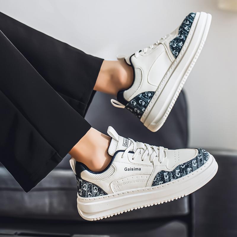 Men's Fashion Casual Low Top Skateboarding Shoes Boys Comfortable Sneakers Male Students Trending Soft Sole Classic Breathable Gym Non-slip