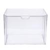 Figures Display Case Transparent Acrylic Airtight Stackable Figures Showcase for Dolls Collectibles Books