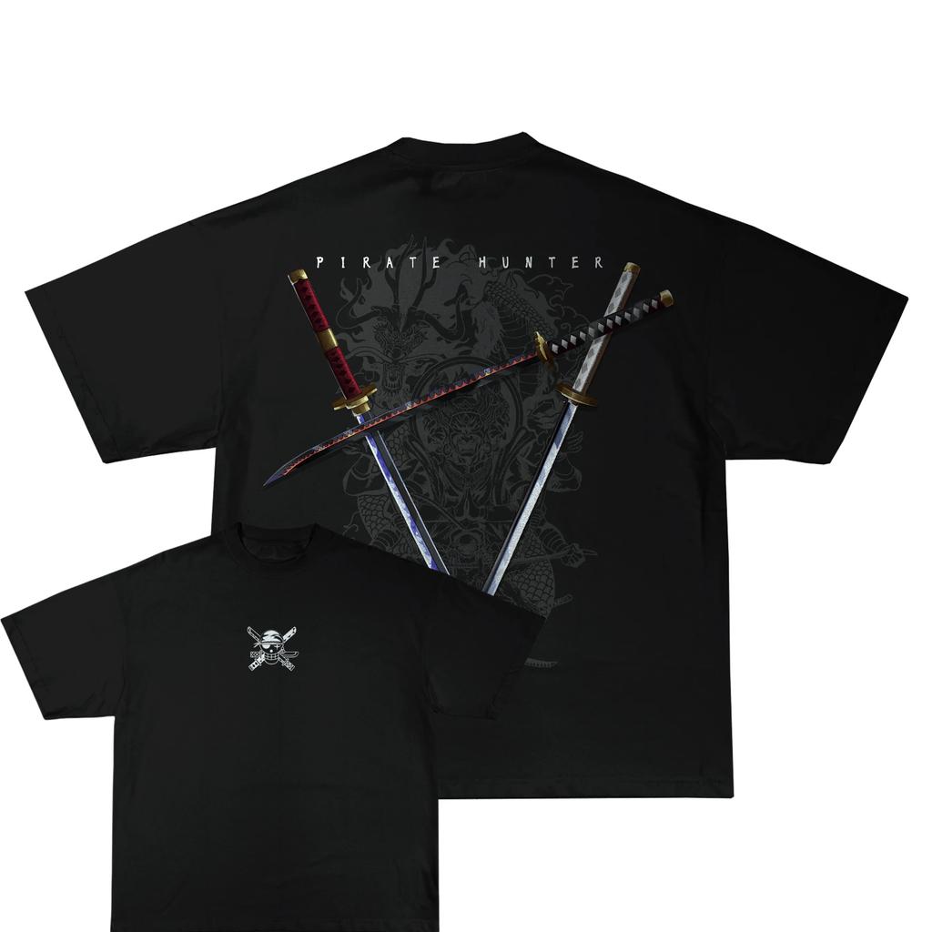 New ONE PIECE Animation Summer Men's Women's Cotton T-Shirts Katanas Akuma High Quality Comfortable Sports and Leisure T-Shirts